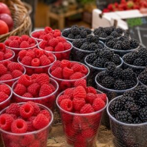 Пластмасови чаши 200 мл плодове