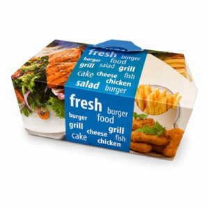 Хартиена кутия за сандвичи - 50 бр