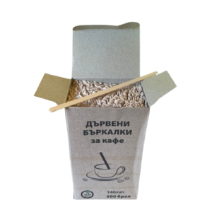 Дървени бъркалки за кафе 14см - 500бр